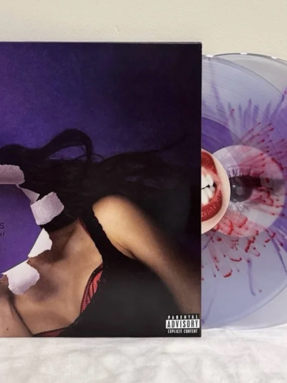 Olivia Rodrigo | “guts (spilled)” — double Lp Splatter Multicolor Used Vinyl - Picture 2 of 12